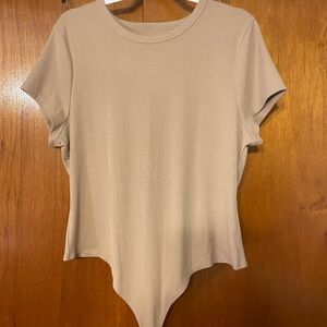 American Eagle Outfitters Beige Bodysuit